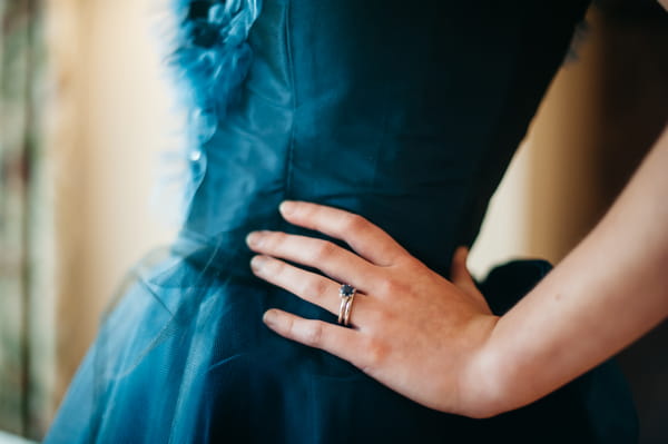 Bride with hand on hip