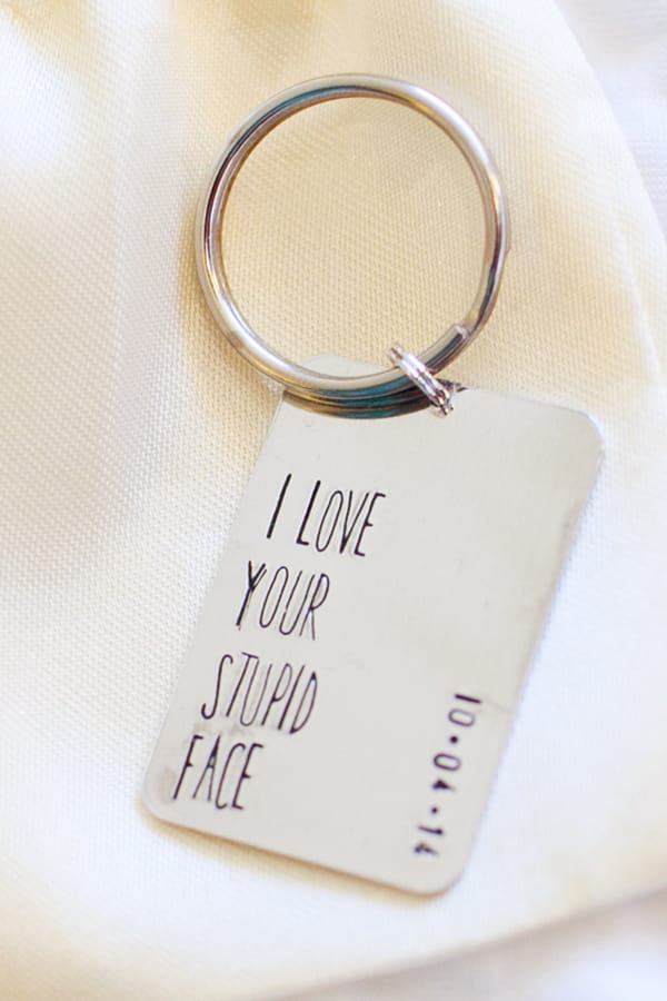 I love your stupid face keyring