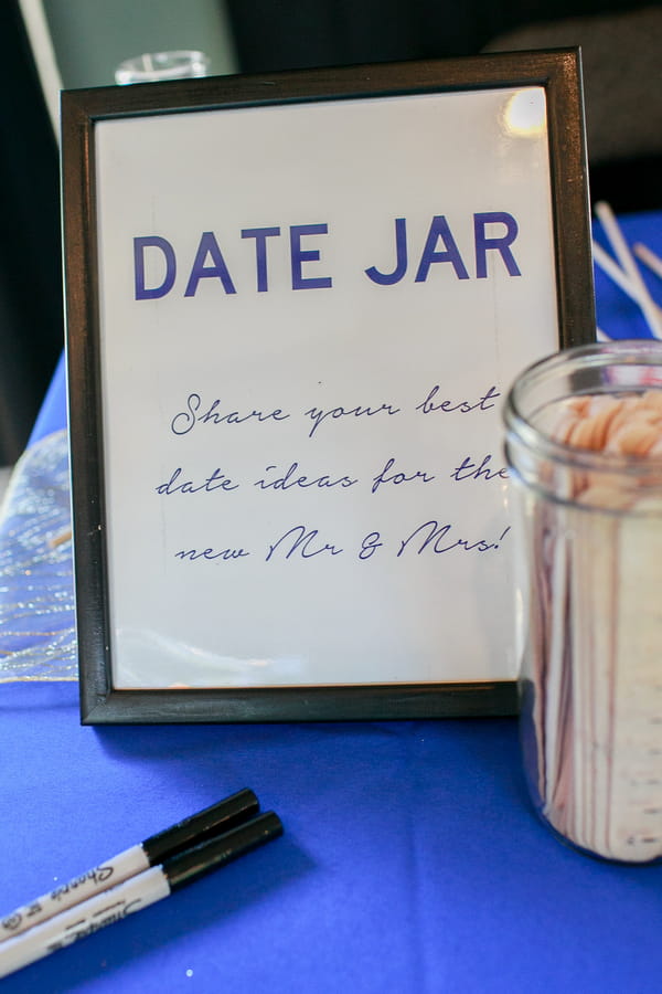 Wedding date jar