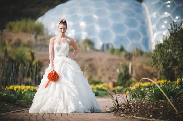 Bride at the Eden Project