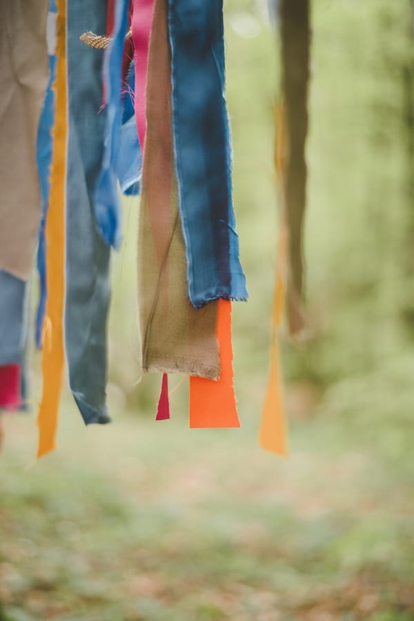 Colourful streamers