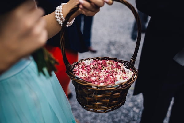 Basket of confetti