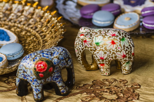 Asian elephant ornaments