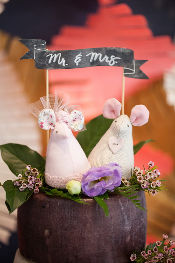 Mice cake topper