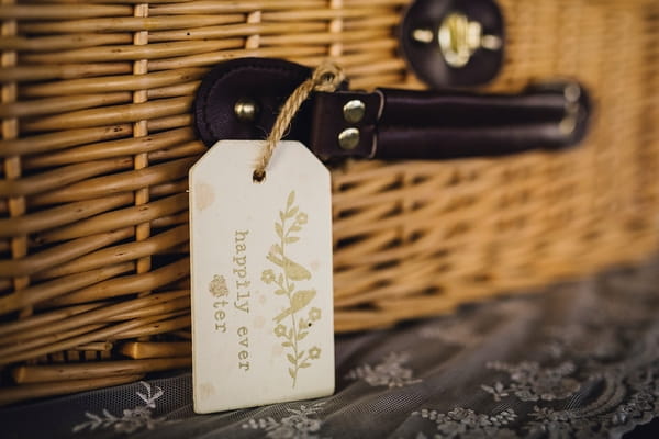 Happily ever after luggage tag