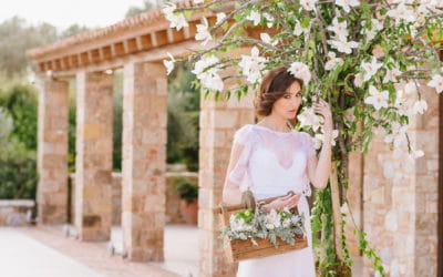 Chic Botanical Wedding Styling in Greece