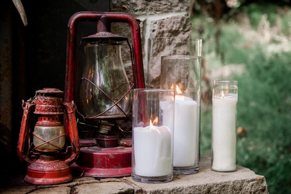 Candles and lanterns