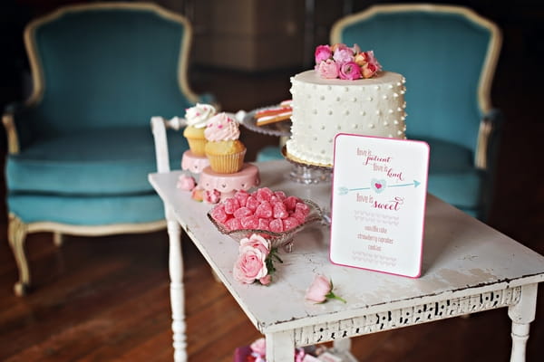 Wedding dessert trolley