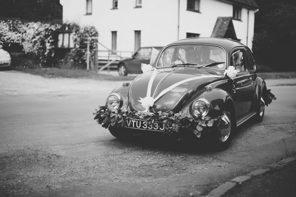 VW Beetle wedding car