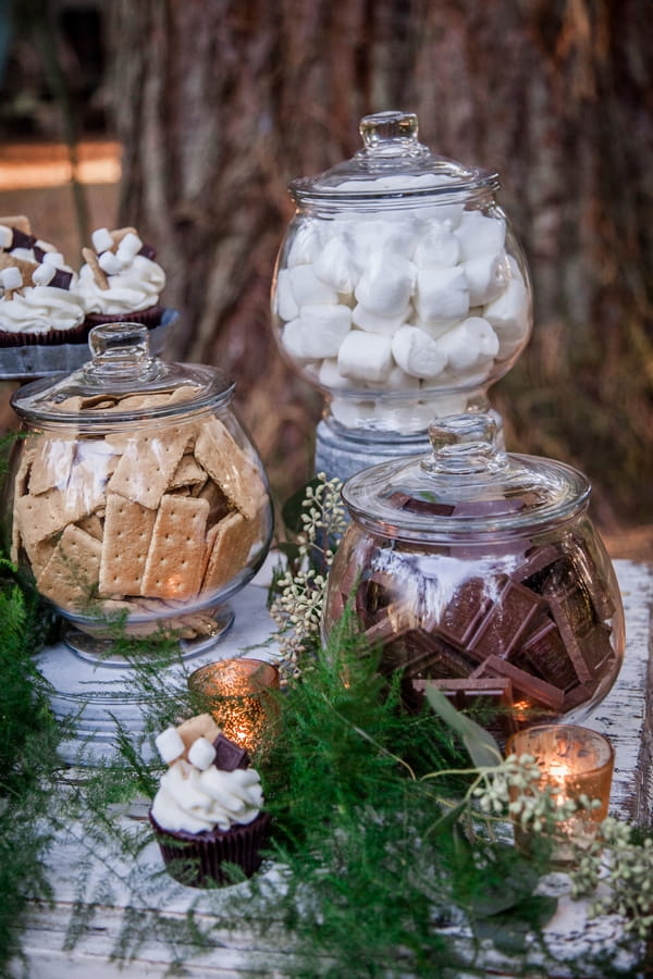 Jars of sweets and biscuits