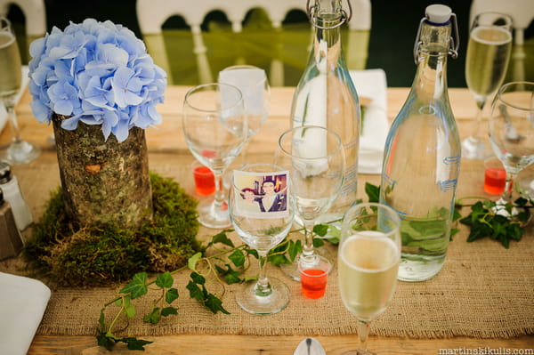 Rustic wedding table decorations