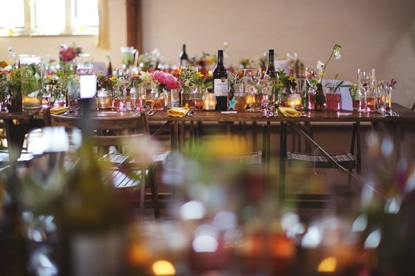 Long wedding table