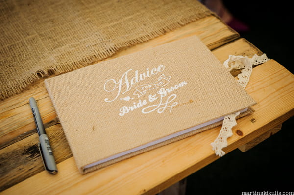 Wedding guest book