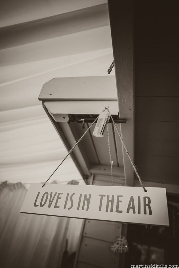 Love is in the air sign