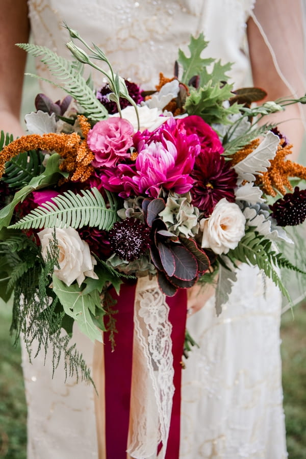 Rustic wedding bouquet