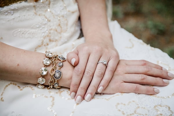 Bride's hands