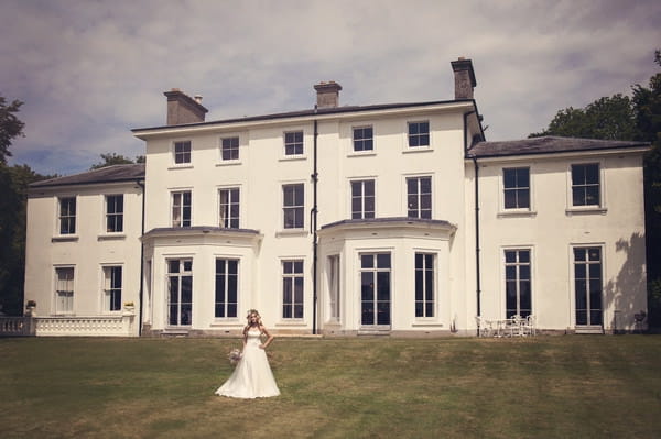 Bride in grounds of Penton Park