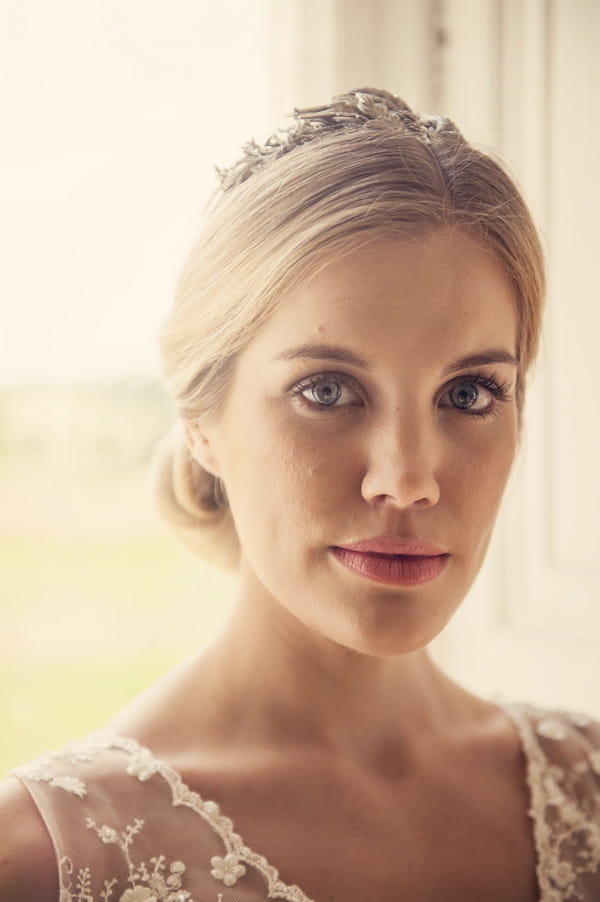 Elegant bride with updo