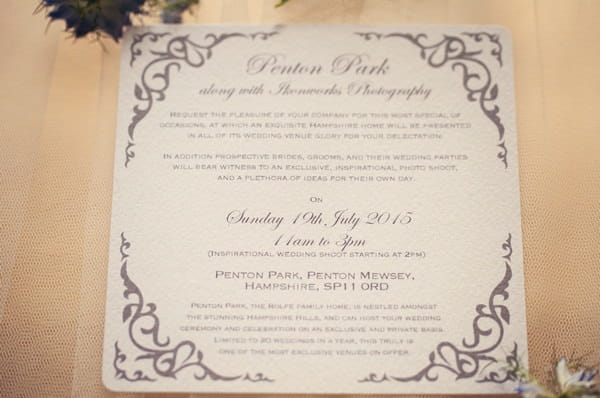 Penton Park invitation