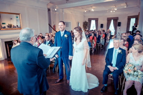 Wedding ceremony at Winchester House in Putney