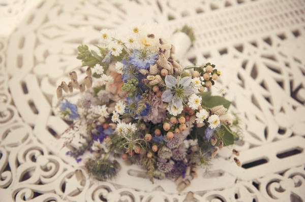 Rustic bridal bouquet