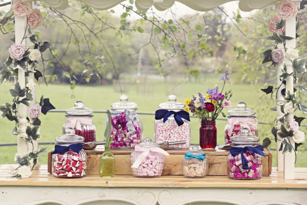 Jars of retro sweets