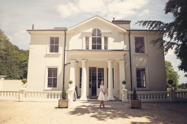 Bride outside Penton Park