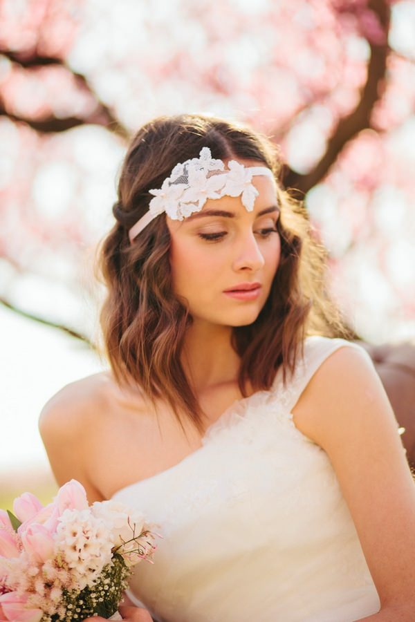 Bride with headband