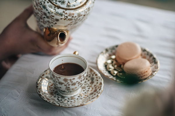 Pouring tea