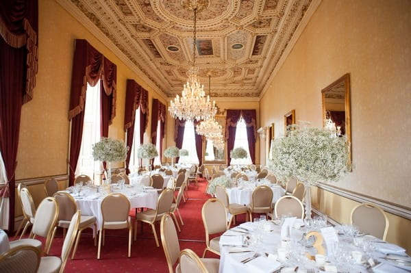 Elegant wedding tables in Moor Park Mansion
