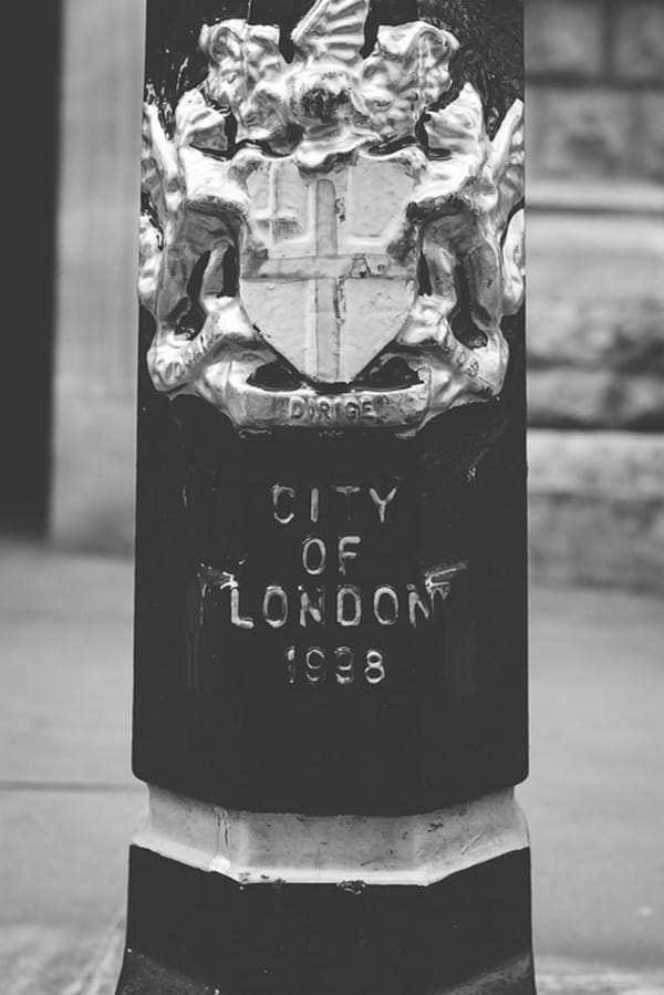 City of London plaque