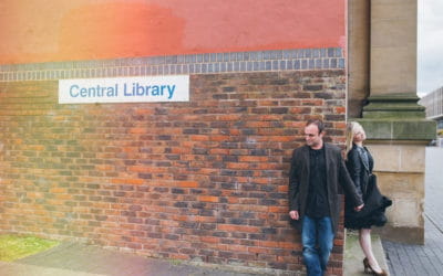 An Engagement Shoot at Middlesbrough Reference Library