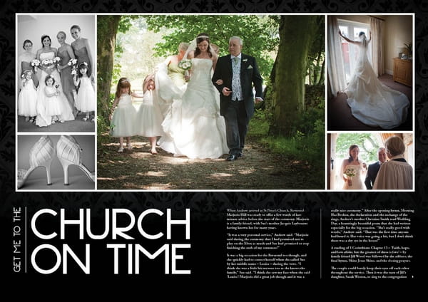 Inside of Sleek Style Personalised Wedding Magazine by LifetimesMAG