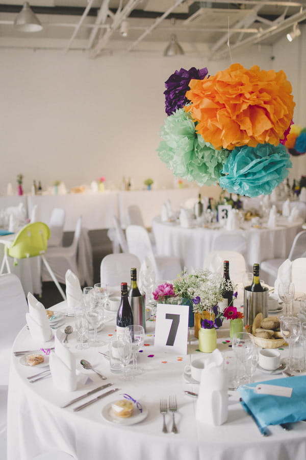 Wedding table at Fazeley Studios