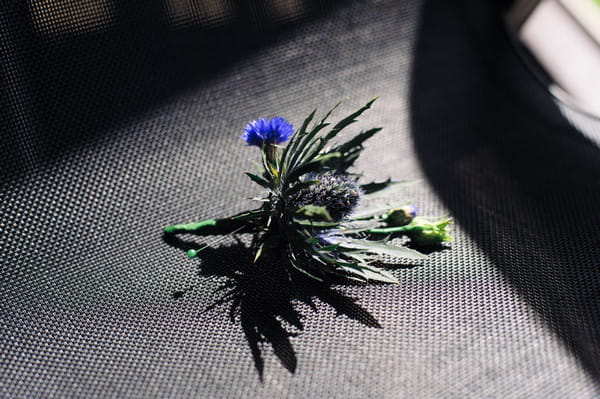 Thistle buttonhole