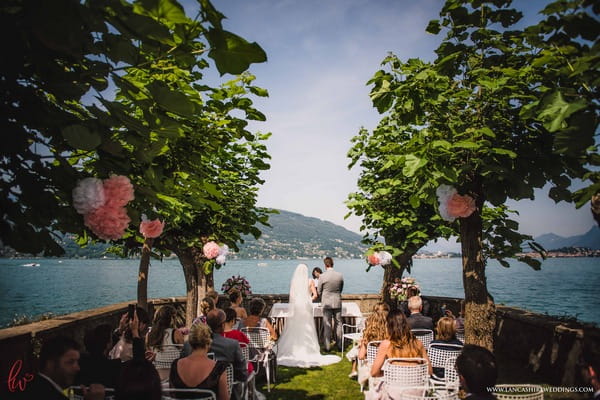 Wedding ceremony by Lake Maggiore, Italy