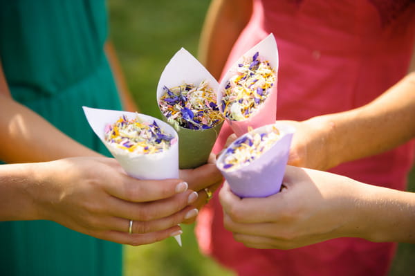 Mix it Up Confetti in Cones from Shropshire Petals