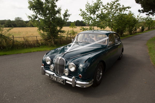 Jaguar MK II wedding car