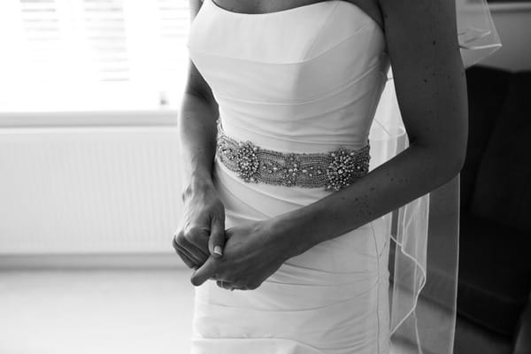Bride's bridal belt