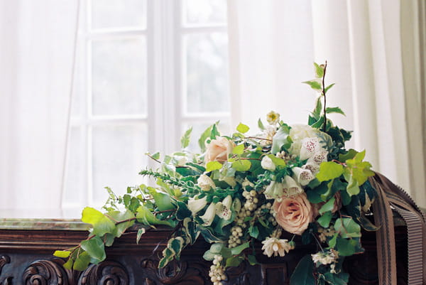 Wedding floral display