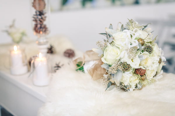 Winter wedding bouquet