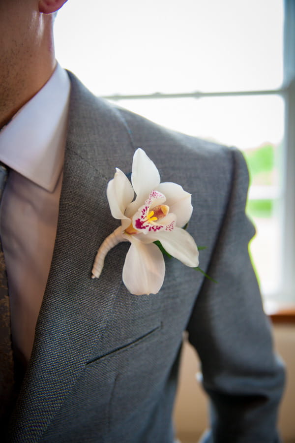 Lily buttonhole