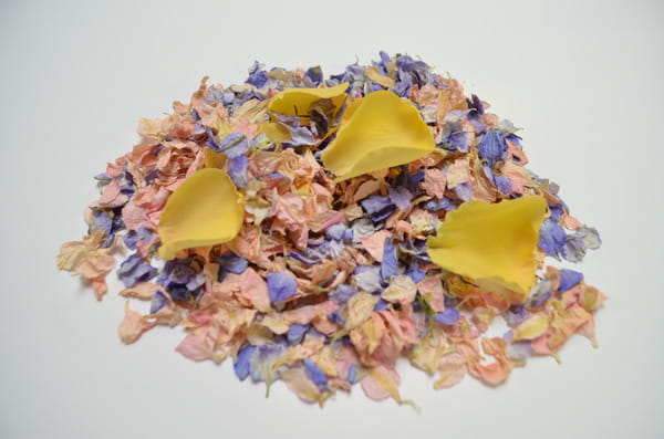 Candyfloss, Frosted Blue, Golden Slumber Confetti - Confetti Colours for Spring 2016 Weddings