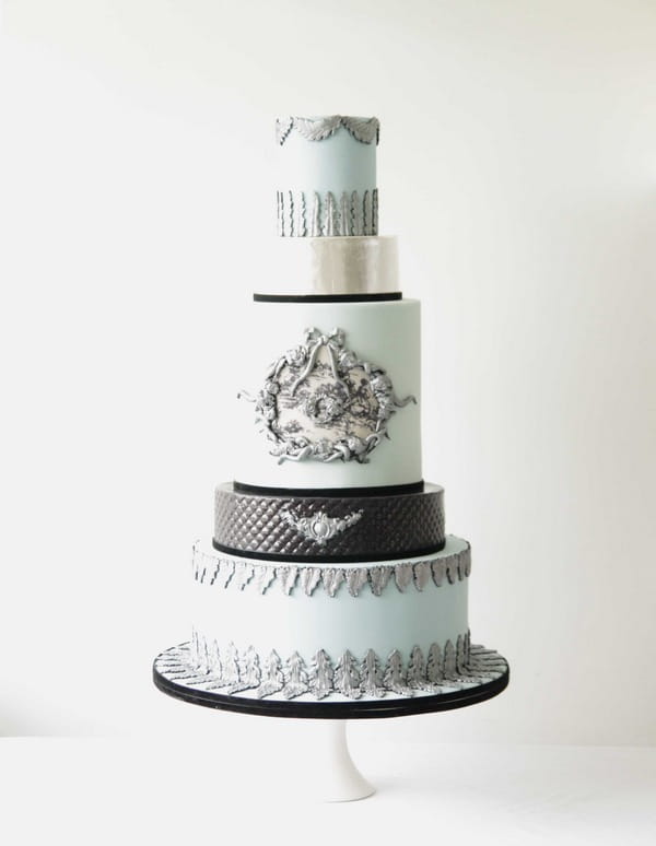 Gigi dramatic, period style wedding cake 2016 by The Abigail Bloom Cake Company