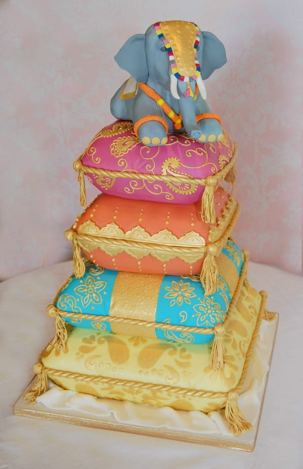 Indian Elephant Cake - Tiers of Happiness