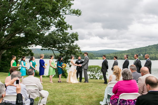 Wedding ceremony by Finger Lakes