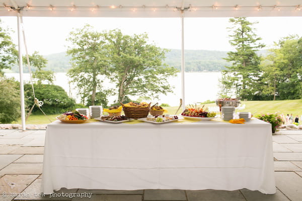 Wedding food table