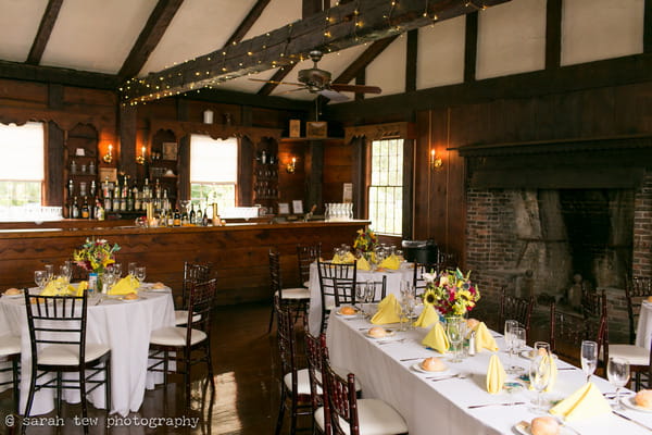 Wedding tables in The Fontainebleau Inn