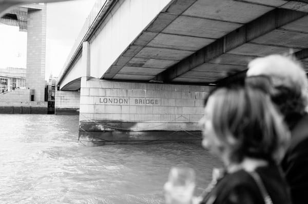 London Bridge written on bridge