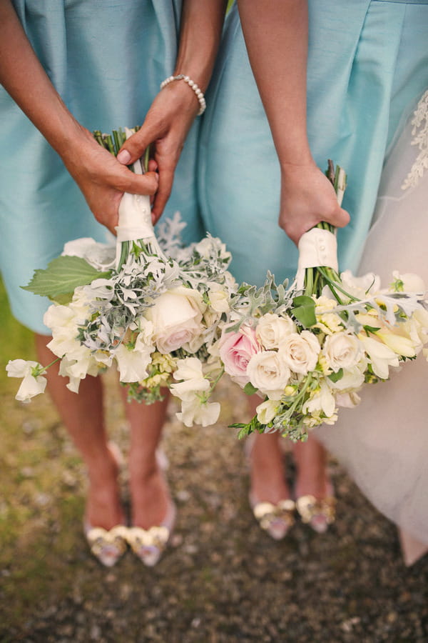 Bridesmaids' bouquets